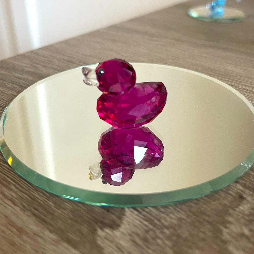 Swarovski Crystals Figurines Duck